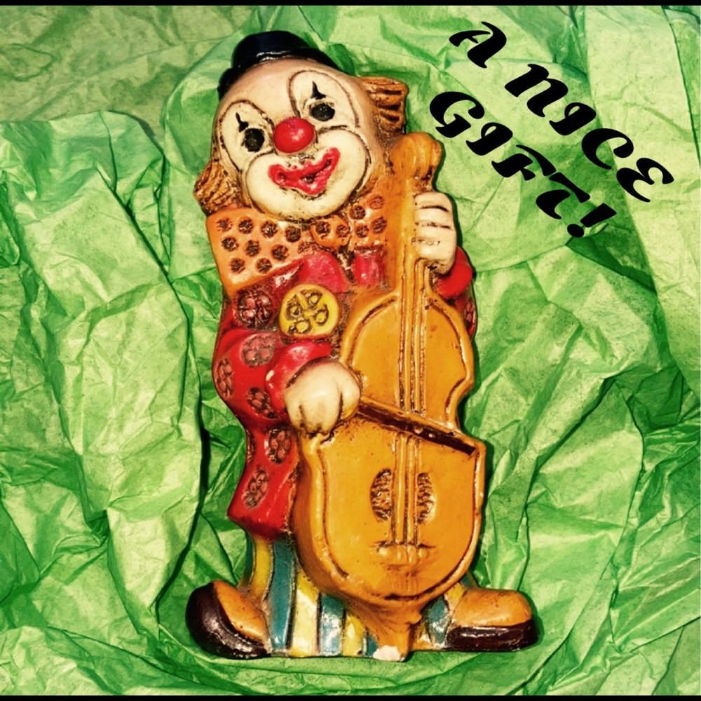 MEXICAN CLOWN FIGURINE - VINTAGE 60S